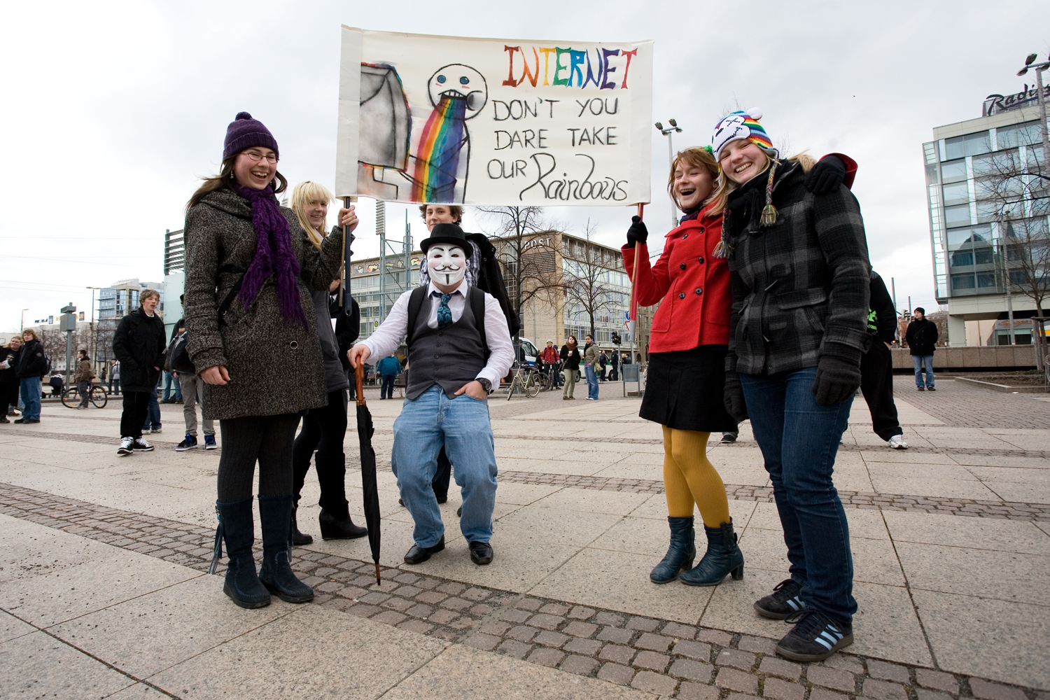  ACTA ad Acta again | Bilder von der Leipziger Demonstration gegen das Handelsabkommen  