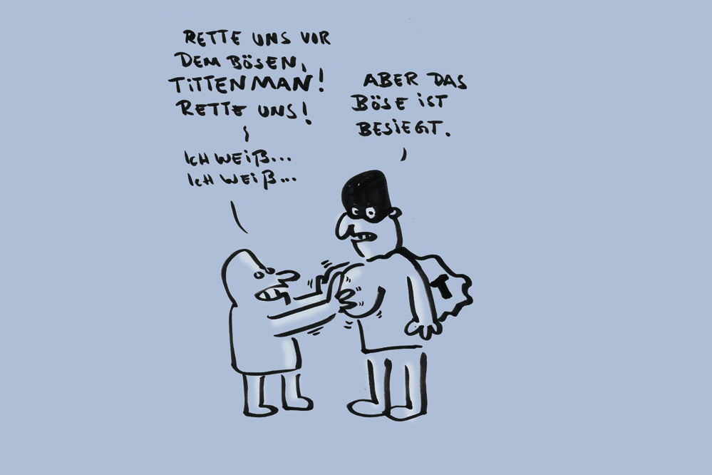   Sick jokes for the masses | kreuzer-Cartoonist Michael Ludwigs erster Sammelband bei kreuzerbooks  