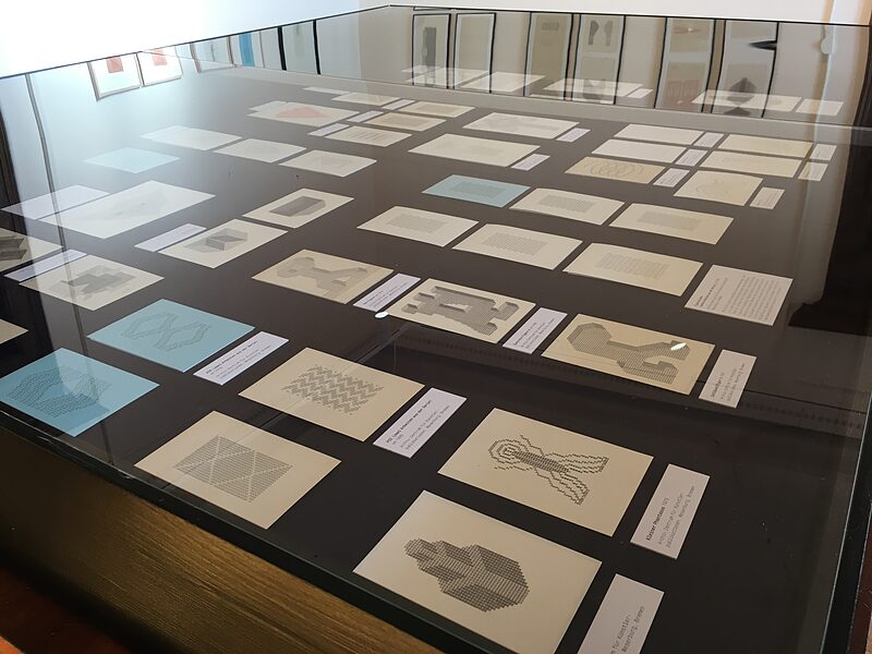 Ausstellungsansicht von Type Writings