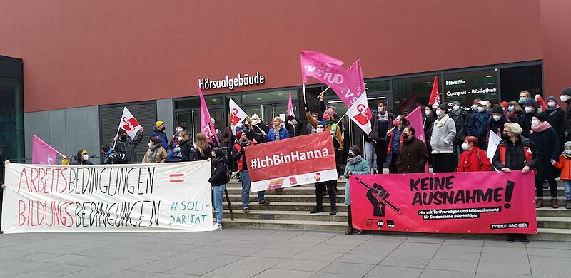 Streik, Streik, Streik | Ein Warnstreik forderte bessere Beschäftigungsbedingungen an der Universität