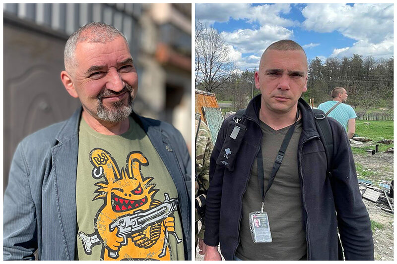»Gerade läuft man noch eine normale, gepflasterte Straße runter, und dann gerät man in eine Art Dystopie« | Ein in Deutschland lebender ukrainischer Arzt und ein Journalist aus Leipzig fahren im April 2022 nach Kiew