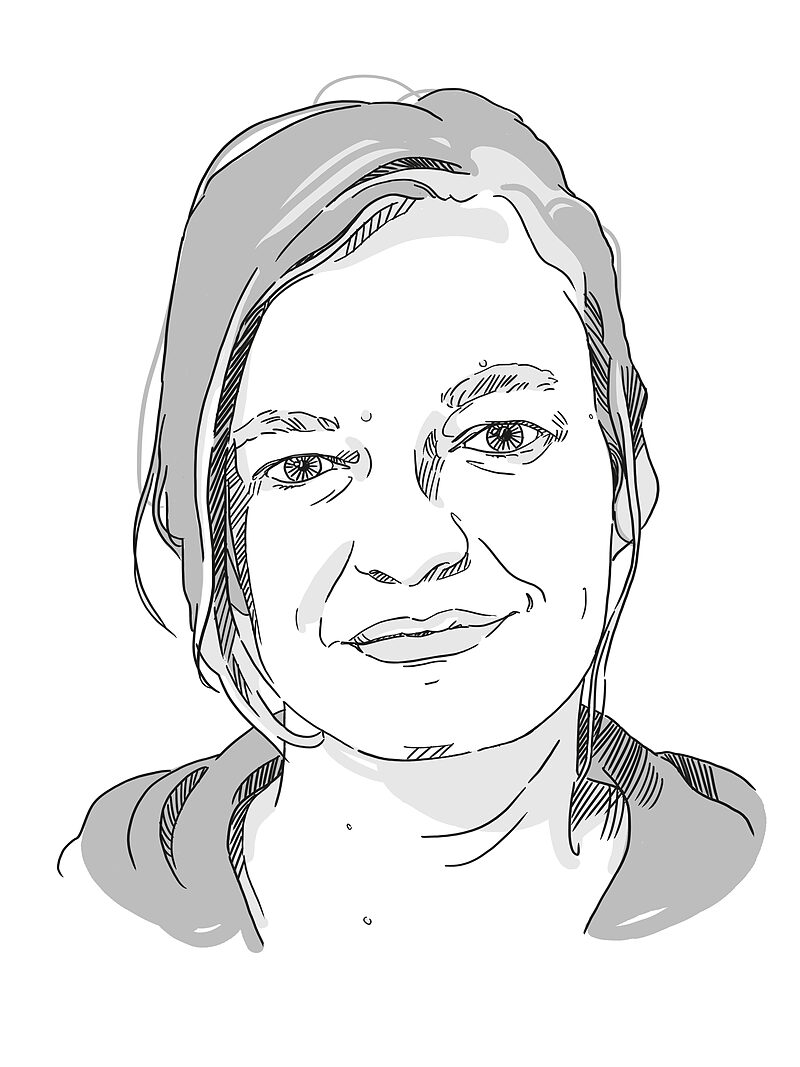 Porträtzeichnung von Juliane Streich