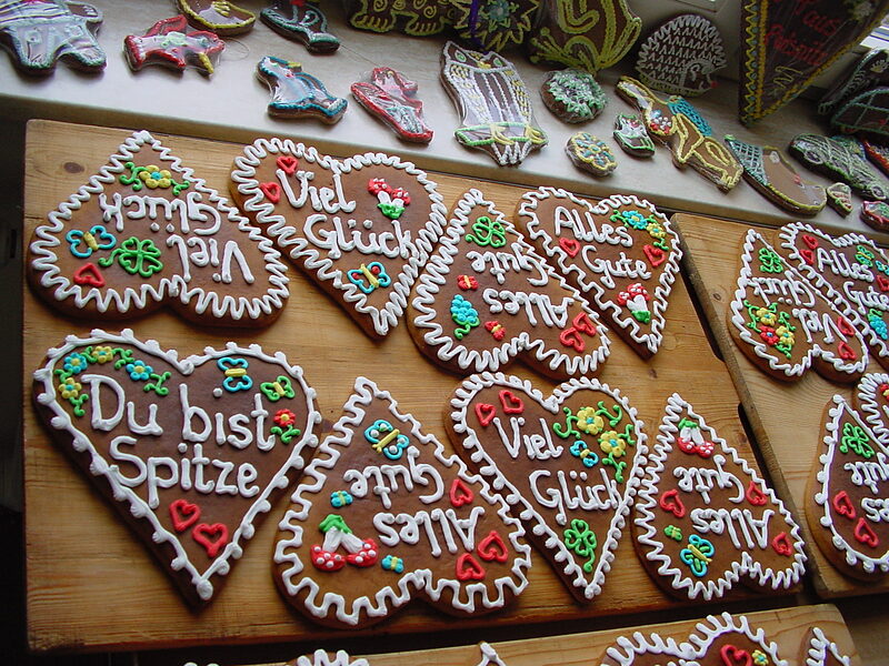 Pfefferkuchenherzen