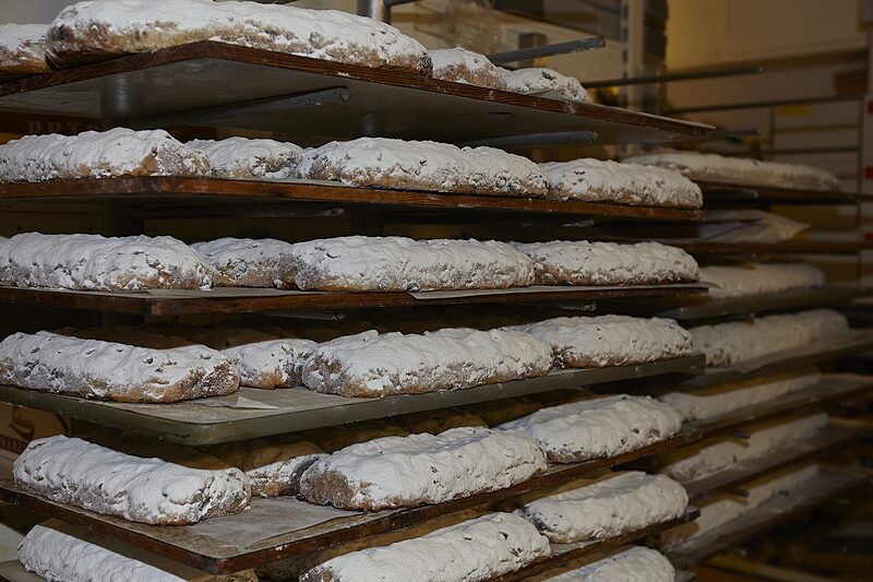 Stollen trocknen