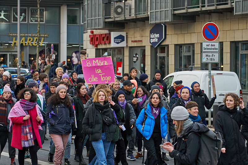 »Gemeinsam laut sein können« | Am 8. März ist feministischer Kampftag