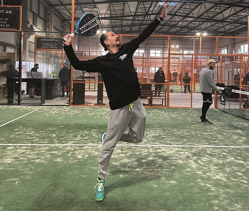 Pádel in der Franz-Flemming-Straße | Die Sportredaktion beim Probetraining