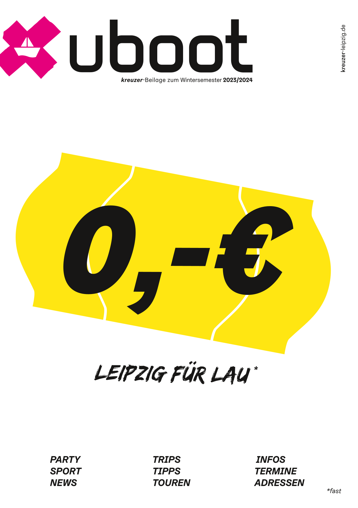 Das Uboot ist da! | Die kostenlose kreuzer-Beilage zum Wintersemester 2023/2024