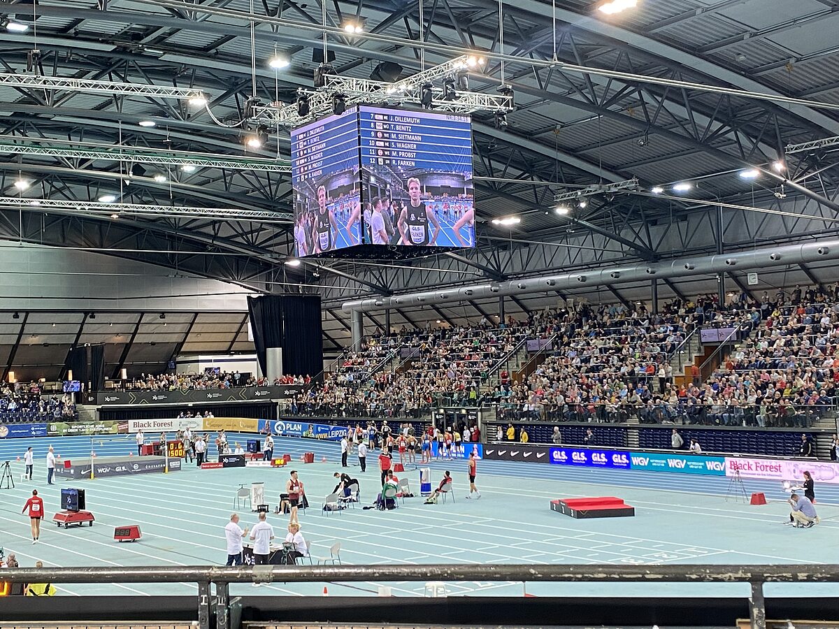   Lehrgeld und Leistungen | Bei der Leichtathletik Hallen-DM in der Arena verpassten Sportlerlinnen und Sportler aus Leipzig einen Titel  