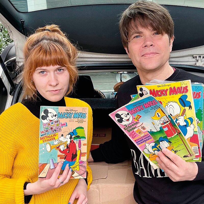 Wasser, Zoom und Micky Maus | Fiona Lehmann und Jan Müller reden über »Gewäsch«, die Split-EP ihrer Bands Frau Lehmann und Dirty Dishes