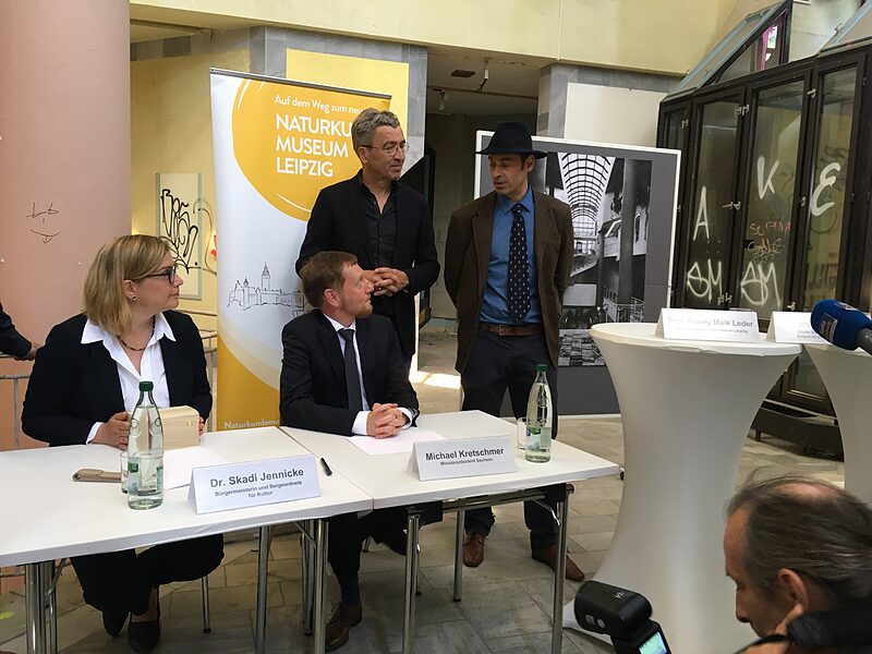 Millionen für einen neuen Leuchtturm | Sachsen sichert mit 74 Millionen Euro den Bau des Naturkundemuseums