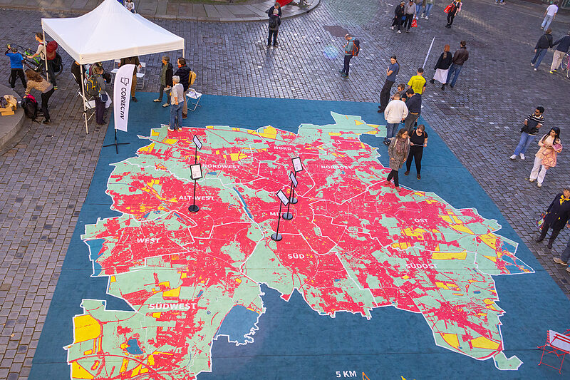 Zu viel Beton und Asphalt in Leipzig | Ein Datenprojekt von Correctiv zeigt die Versiegelung der Stadt