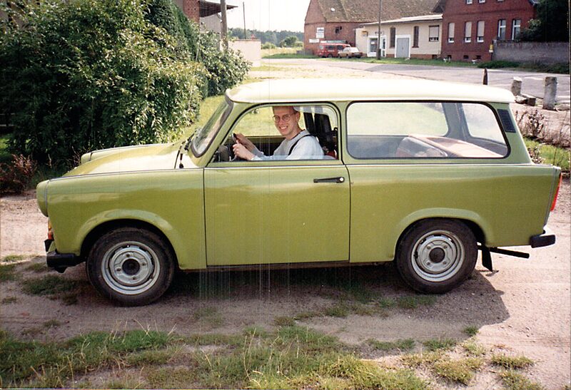 Der junge John R. Crosby 1993 in Sachsen-Anhalt
