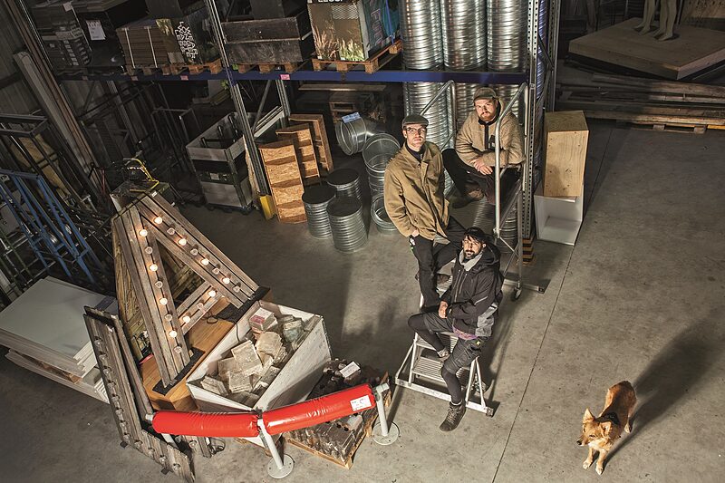 Schrauben und Schaufensterpuppen | Das Materialbuffet ist ein Secondhand-Baumarkt mit vielfältigem Angebot