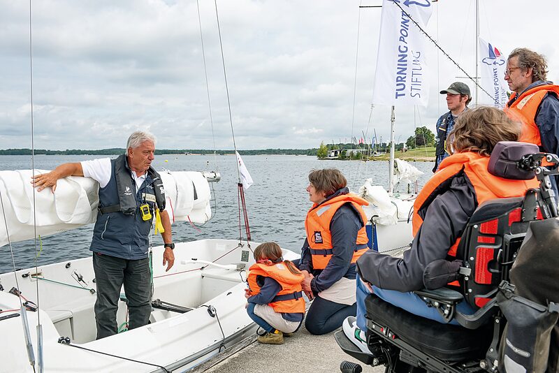 Wende | In Markkleeberg wird regelmäßig inklusiv gesegelt