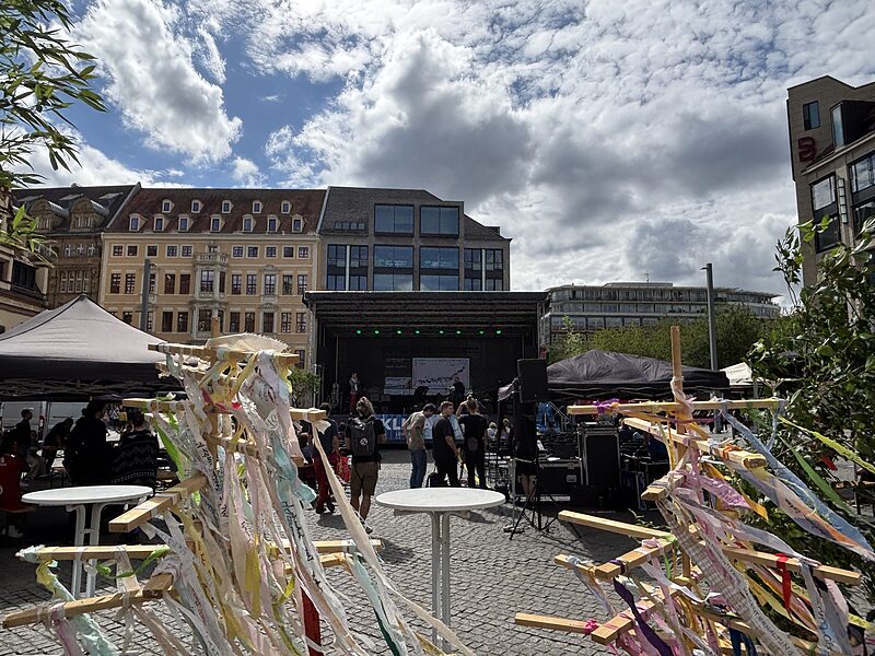»Wir vergessen manchmal, wie viele wir sind« | Bei der sechsten Ausgabe der Leipziger Klimafair werden positive Töne angestimmt