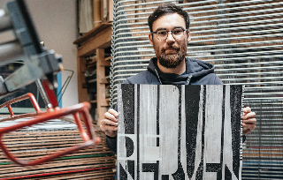 »Gig Poster im Siebdruck«
