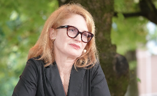 Eva Sichelschmidt und Durs Grünbein