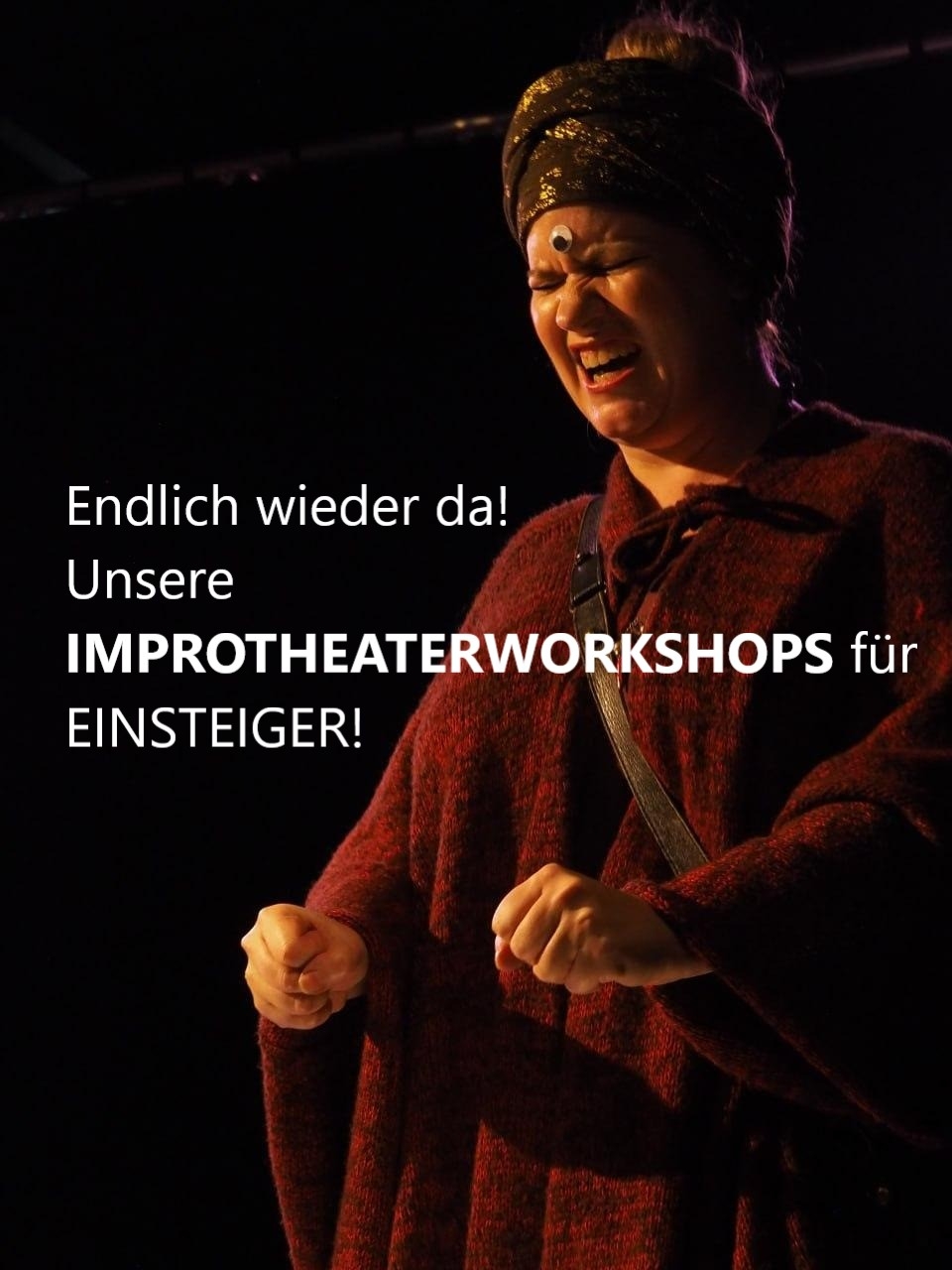 Endlich wieder da! IMPROTHEATERWORKSHOP für EINSTEIGERiNNEN! ---