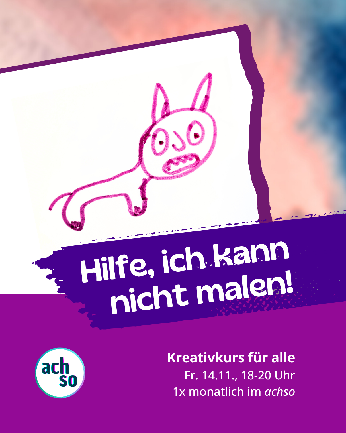 Hilfe, ich kann nicht malen 😵‍💫 ---