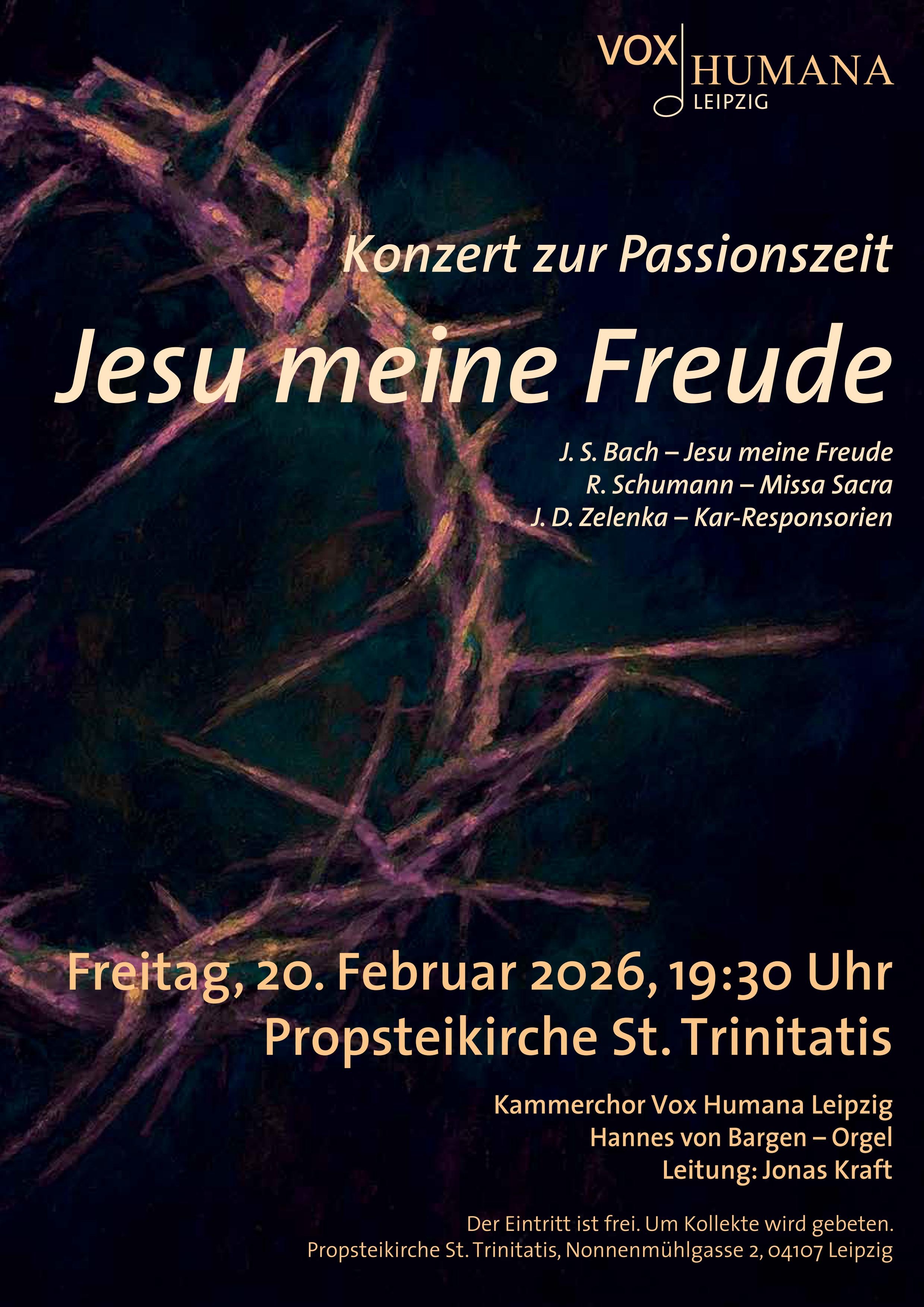 Konzert zur Passionszeit "Jesu meine Freude" ---