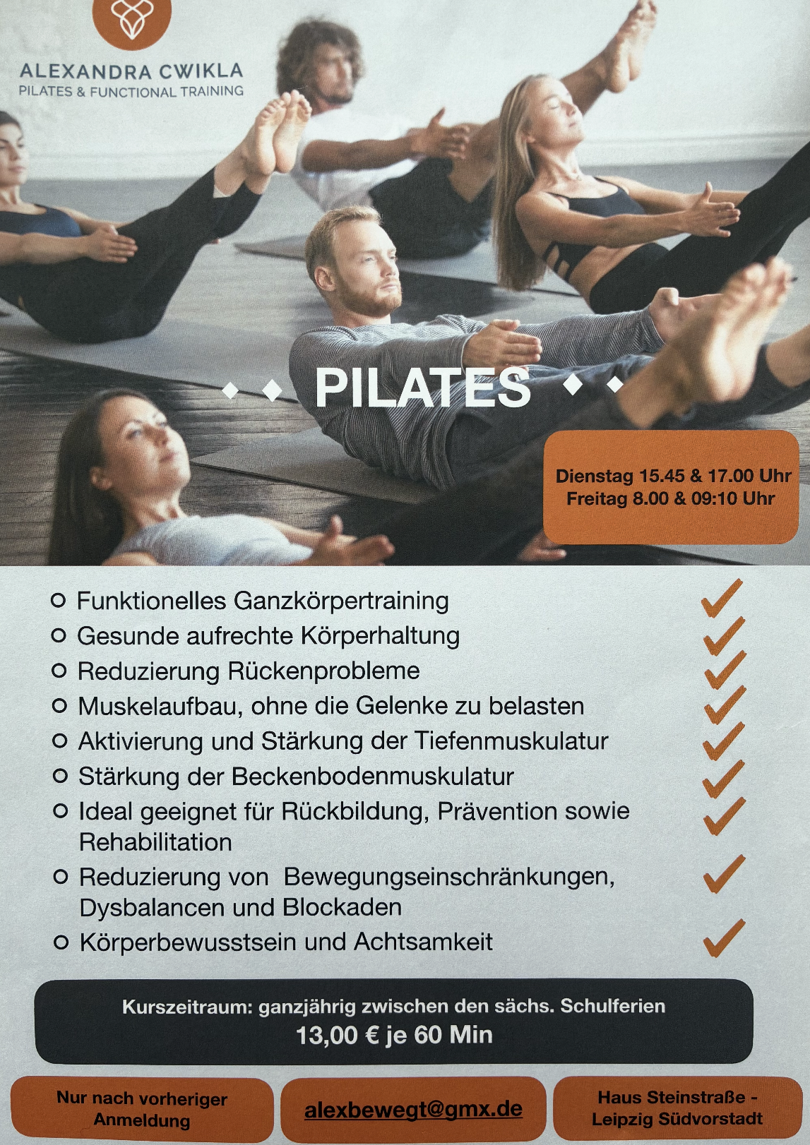 Pilates in der Südvorstadt ---