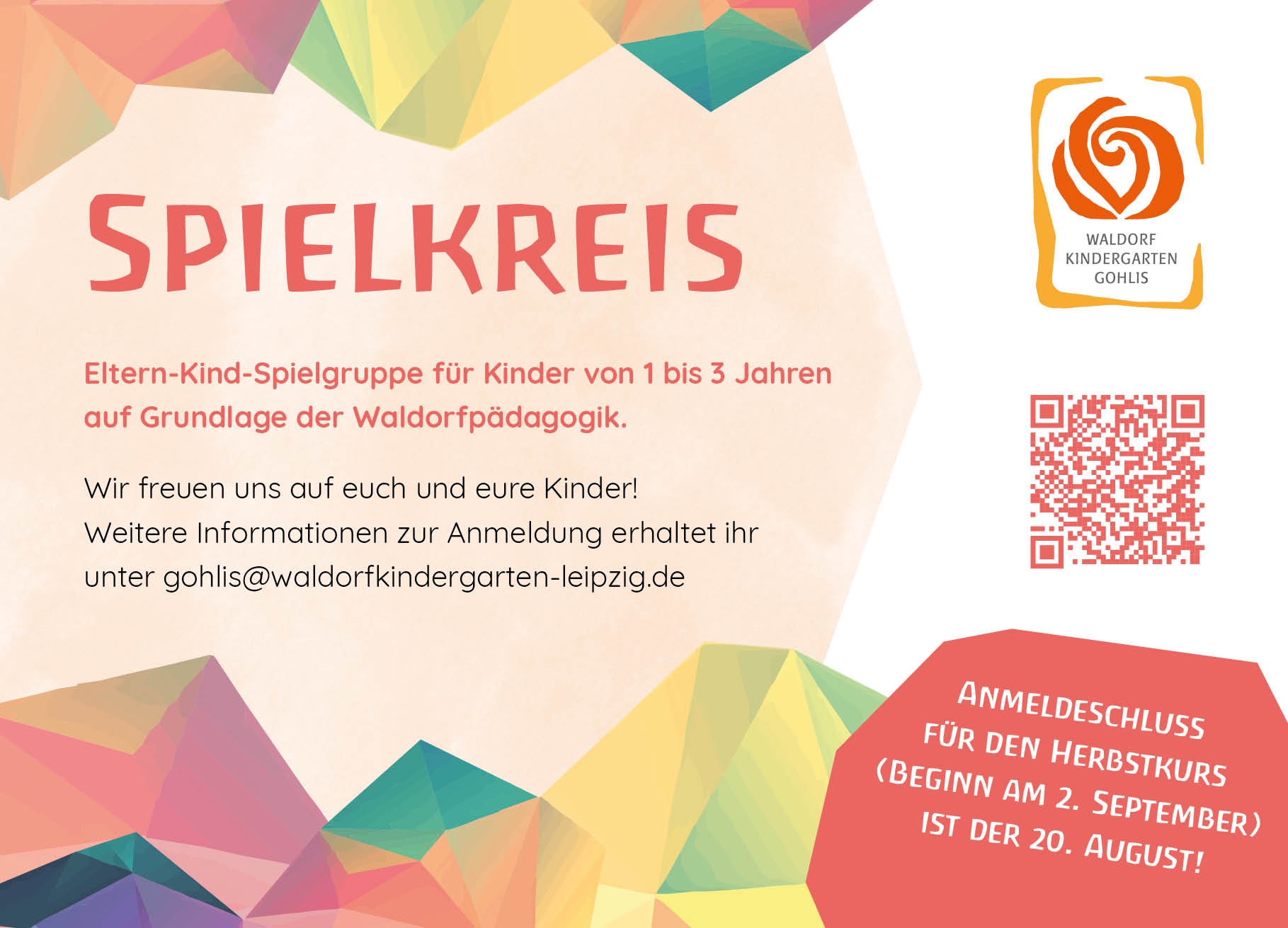 Eltern-Kind-Spielgruppe im Waldorfkindergarten Gohlis ---