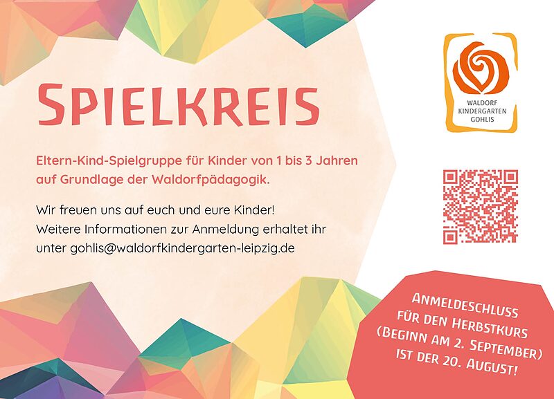 Eltern-Kind-Spielgruppe im Waldorfkindergarten Gohlis