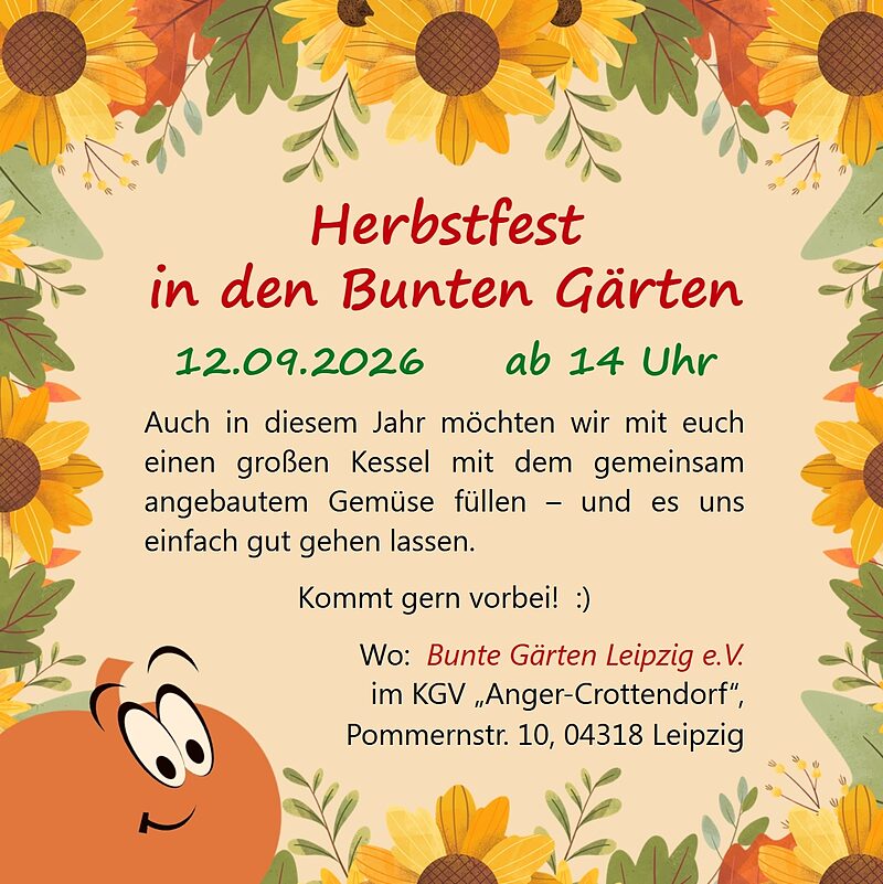 Herbstfest in den Bunten Gärten