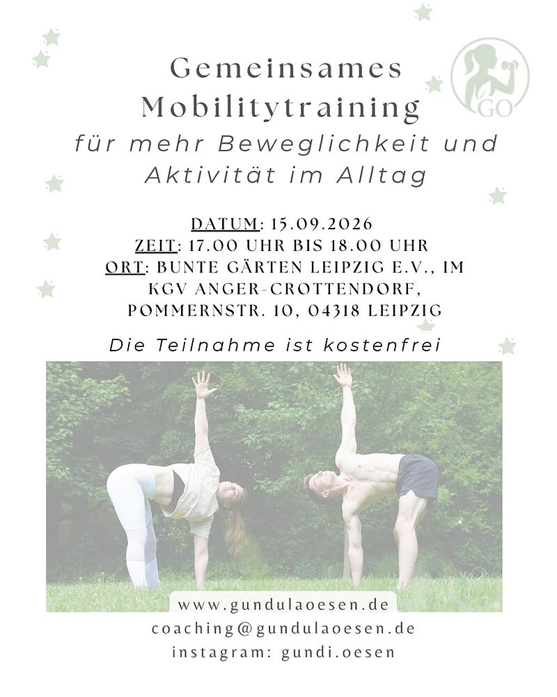 Mobilitytraining - Bewegung im Alltag