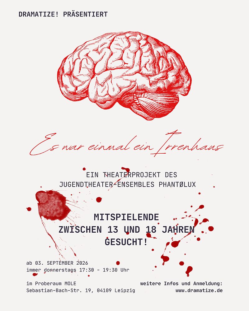 Jugend-Theatergruppe sucht Mitspielende!