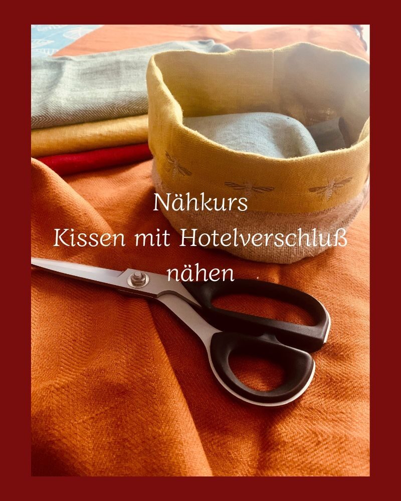 Nähkurs für Anfänger - näh dir dein eigenes Kuschelkissen
