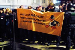   Nazis auch in Leipzig nicht willkommen | Rund 500 Nazis wollten gestern Abend spontan durch Leipzig marschieren  