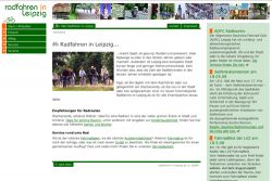   In Alltag und Freizeit auf dem Sattel | Eine neue Website informiert über gutes Radfahren in Leipzig  