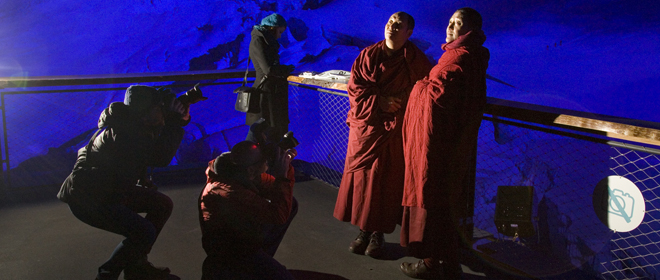   Buddhistisches Highlight in Leipzig? | Im Panometer hängt wieder ein Everest-Panorama  