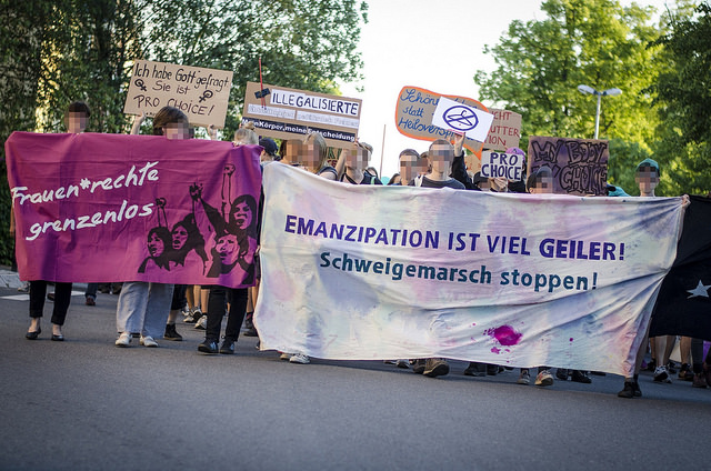   Willkommen im Erzgebirge | 7.  Demo christlich-fundamentalistischer Abtreibungsgegner in Annaberg-Buchholz  