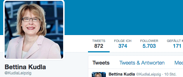   »Biste besoffen?« | Bettina Kudla, peinlichste Repräsentantin der Stadt, schießt sich mit Twitter ins Aus  