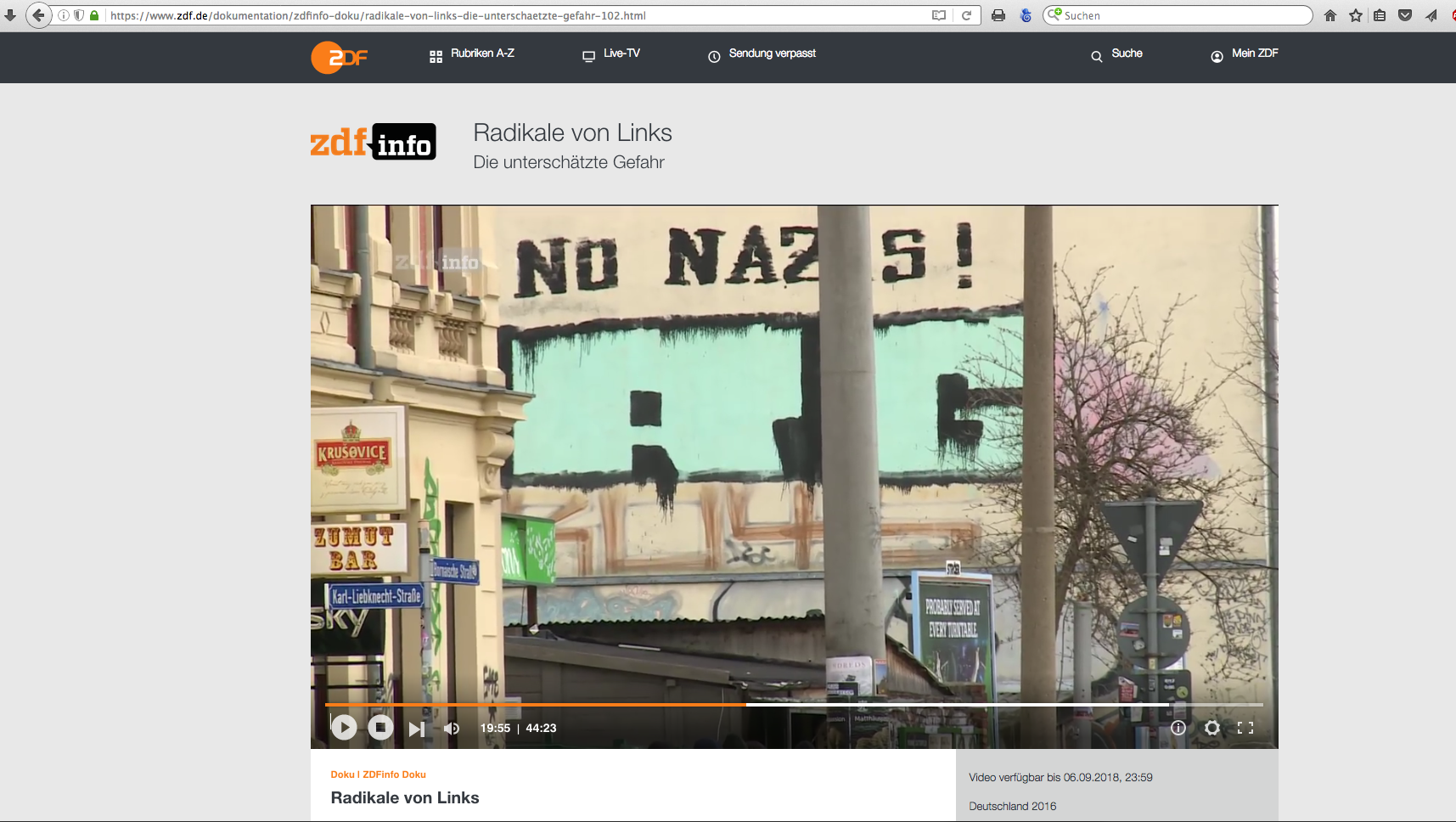   »Normalität in deutschen Städten ist das nicht« | Antwort des ZDF zur Leipzig-Darstellung in der Doku »Radikale von Links«  