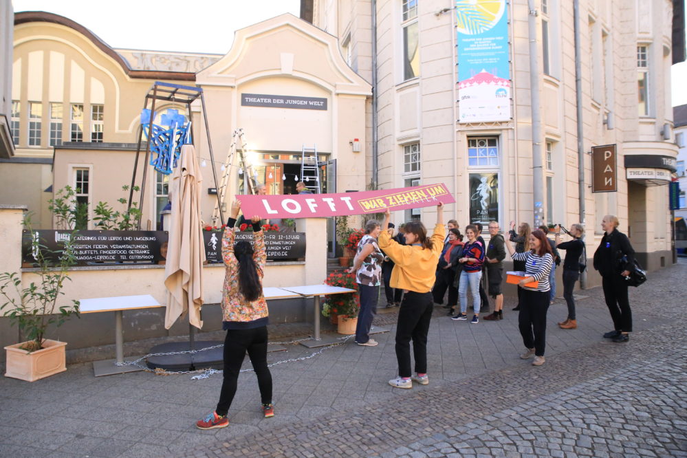  Über-die-Straße-Theater | Das Lofft hat den Lindenauer Markt verlassen und zog ins Interim  