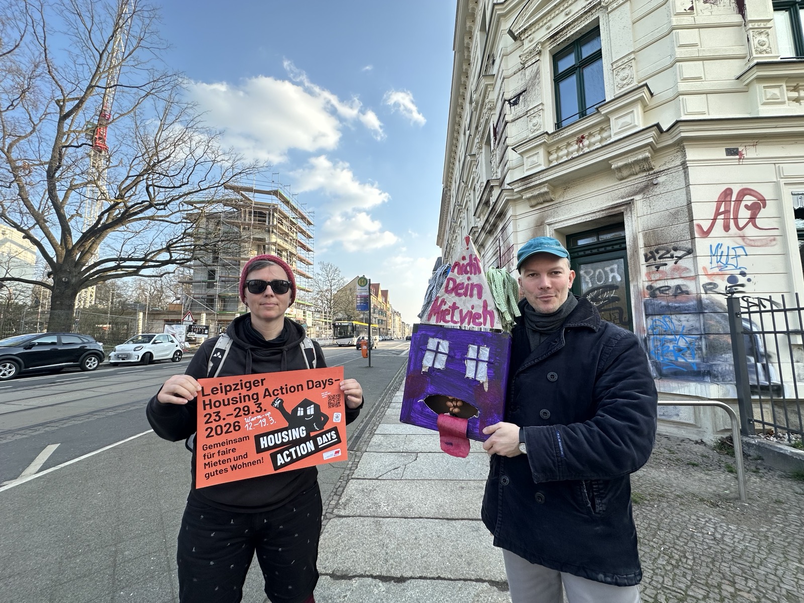   »Wohnungspolitisch sind wir in Deutschland seit 30 Jahren in der Defensive« | Die Initiative Leipzig für alle organisiert Aktionstage für faire Mieten und gutes Wohnen  
